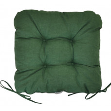 Sedák na židli 39x39 cm barva tmavě zelený melír